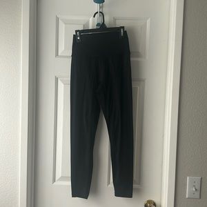 Black Leggings No Front Seam